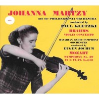 Johanna Martzy Brahms Mozart CD BMCL125