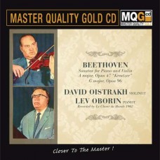 David Oistrakh Lev Oborin Beethoven Sonatas MQG Master Quality Gold CD