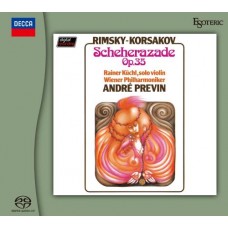 André Previn R-KORSAKOV MUSSORGSKY Scheherazade Pictures At An Exhibition SACD Esoteric