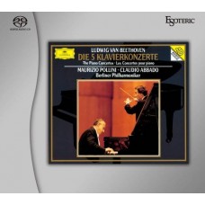 Claudio Abbado Maurizio Pollin Berliner Philharmoniker Beethoven The Piano Concertos 3-SACD Esoteric