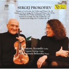 Salvatore Accardo Laura Gorna Prokofiev Sonata in do magg. for 2 Violins Op.56 SACD