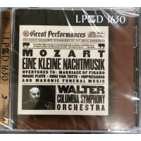 Bruno Walter Mozart Eine Kleine Nachtmusik LPCD1630 CD