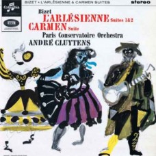 Bizet Paris Conservatoire Orchestra André Cluytens ‎L'Arlésienne Suites 1 & 2 Carmen Suite LP