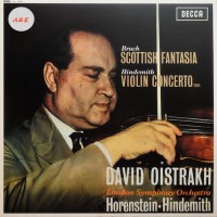 David Oistrakh Bruch Scottish Fantasia Hindemith Violin Concerto LP